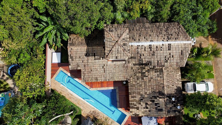 Casa Itamambuca / Piscina/ Jacuzzi/ 4 Suites com Ar