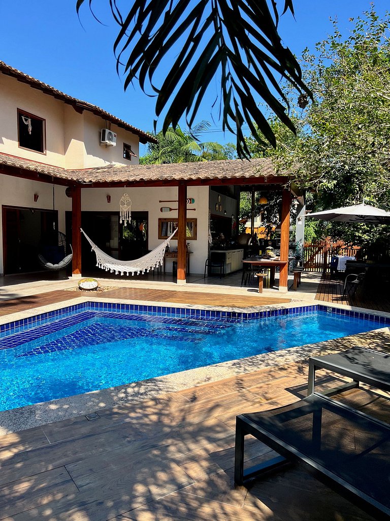 Casa Itamambuca / Piscina/ Jacuzzi/ 4 Suites com Ar